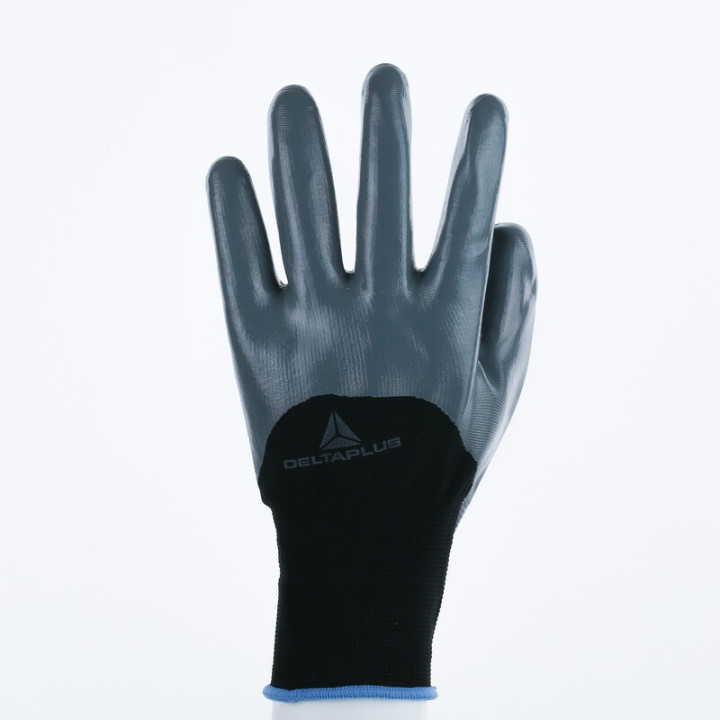 Gant tricot 100% polyester manutention milieux huileux