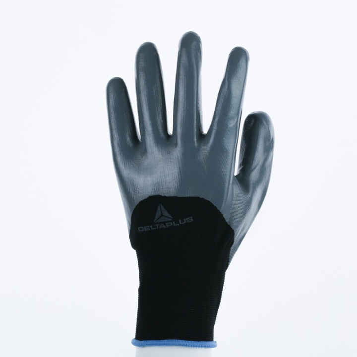 Gant tricot 100% polyester manutention milieux huileux