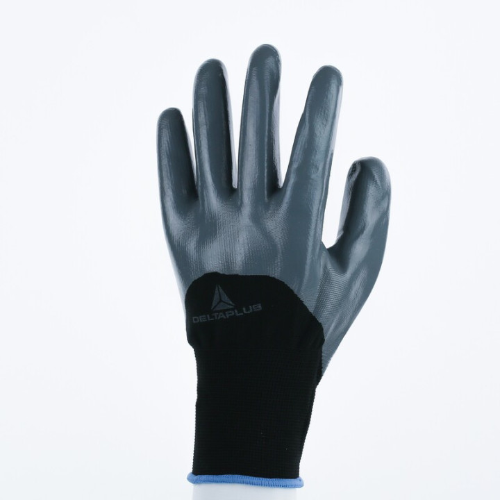 Gant tricot 100% polyester manutention milieux huileux