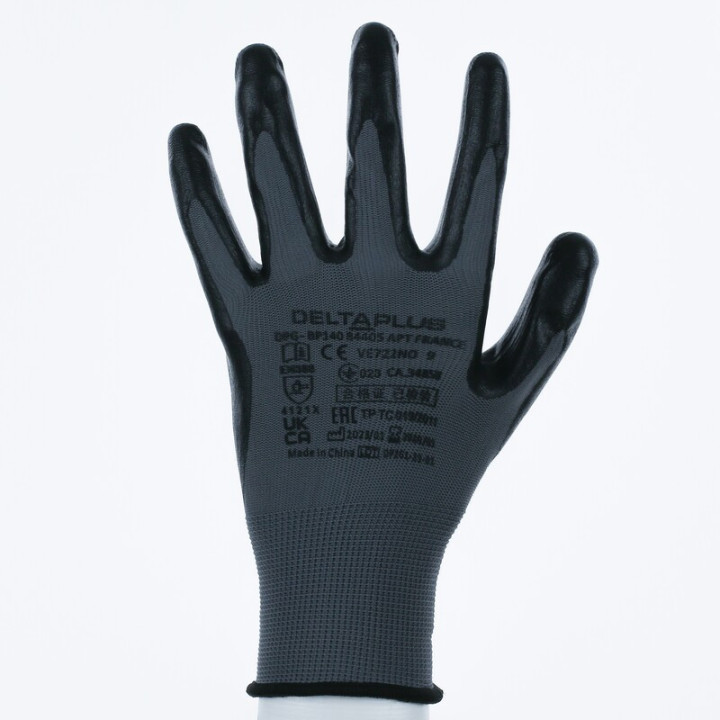 Gant de travail pour milieux huileux lot de 12 paires