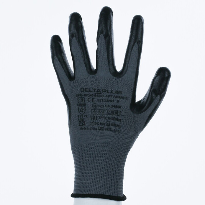 Gant de travail pour milieux huileux lot de 12 paires