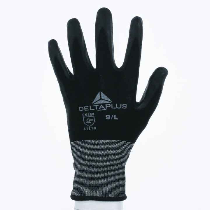 Boîte de 12 paires de gants avec picots en nitrile antidérapants