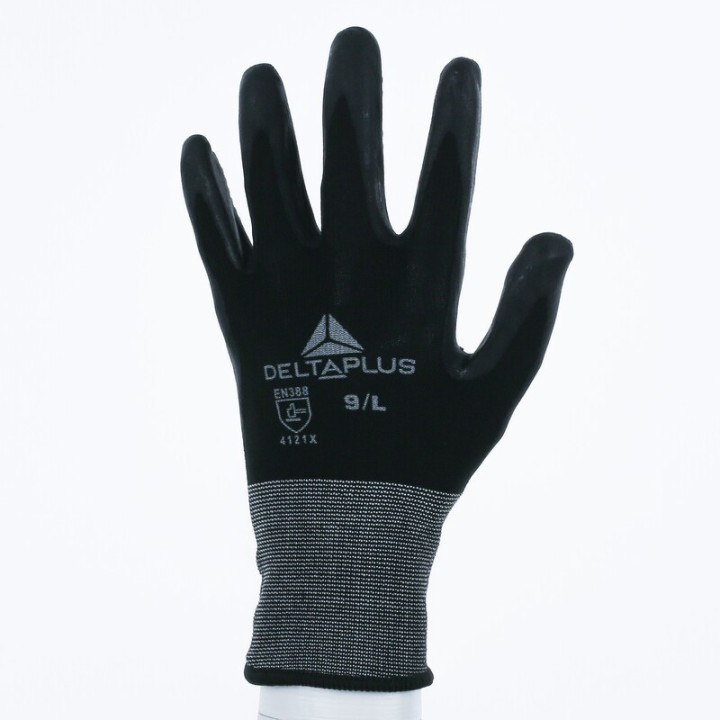 Boîte de 12 paires de gants avec picots en nitrile antidérapants