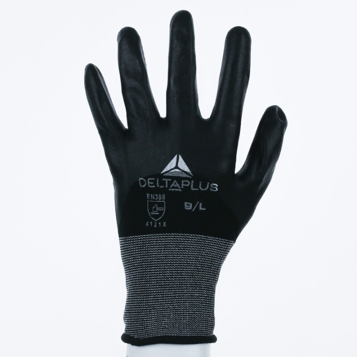 Lot de 12 paires de gants avec picots antidérapant en nitrile