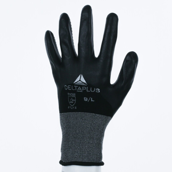 Lot de 12 paires de gants avec picots antidérapant en nitrile