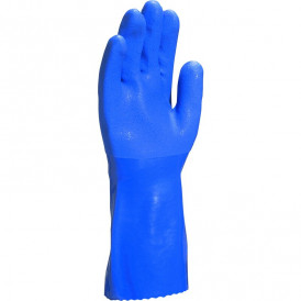 Gant pétrolier PVC résistant aux hydrocarbures longueur 30cm (2)