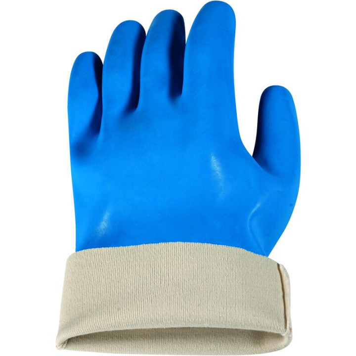 Gant latex sur support coton jersey longueur 30cm.