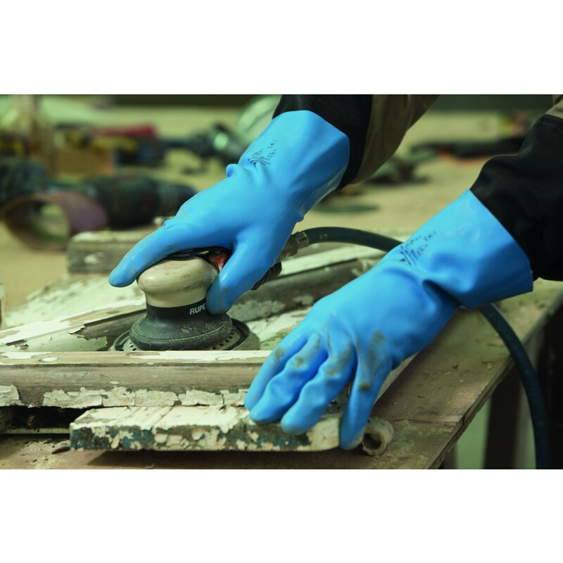 Gant latex sur support coton jersey longueur 30cm