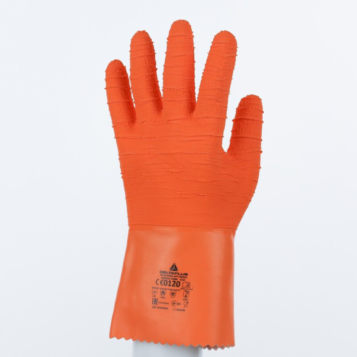 Gant latex trempés supportés