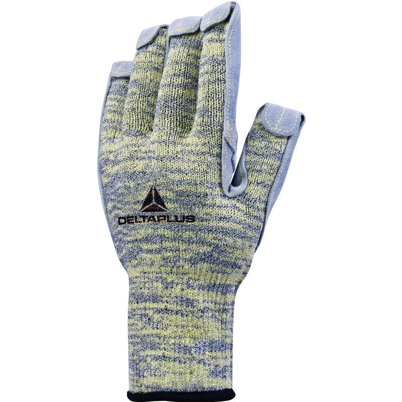 Gant anti-coupure tricot Taeki® 5 - paume croûte de bovin