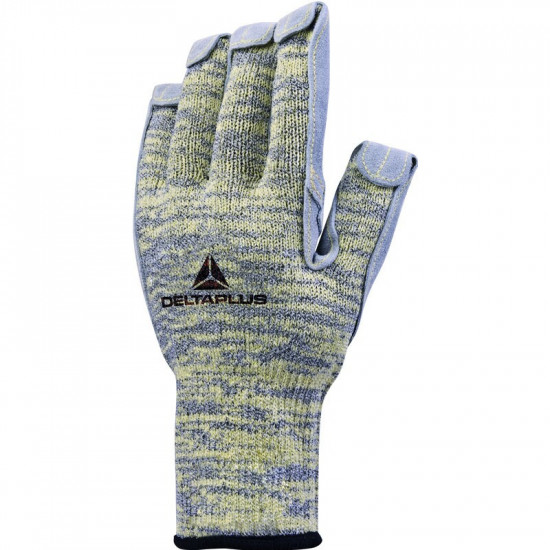 Gant anti-coupure tricot Taeki® 5 - paume croûte de bovin