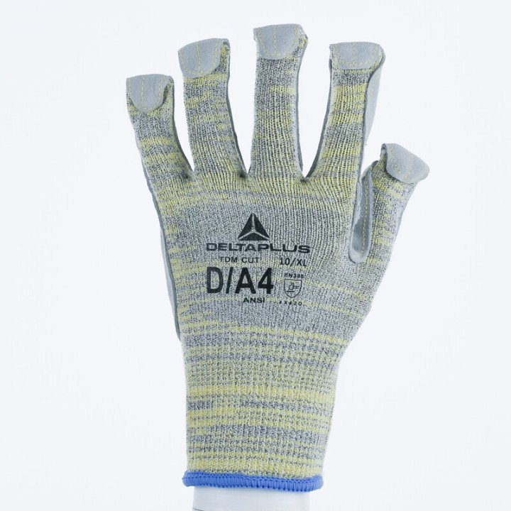 Gant anti-coupure tricot Taeki® 5 - paume croûte de bovin