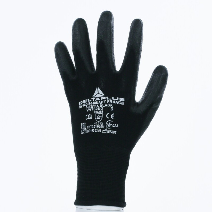 Gant tricot polyamide paume enduite pu