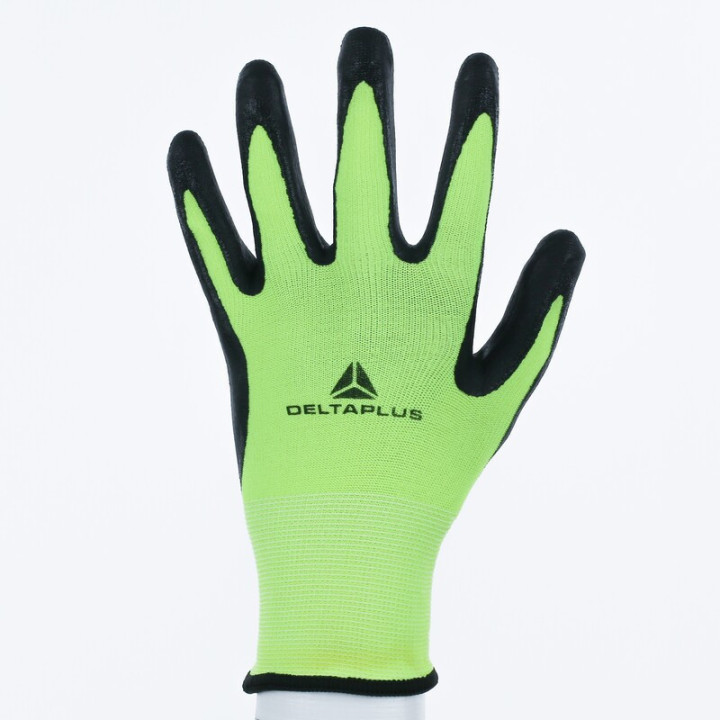 Gant tricot paume enduite de mousse