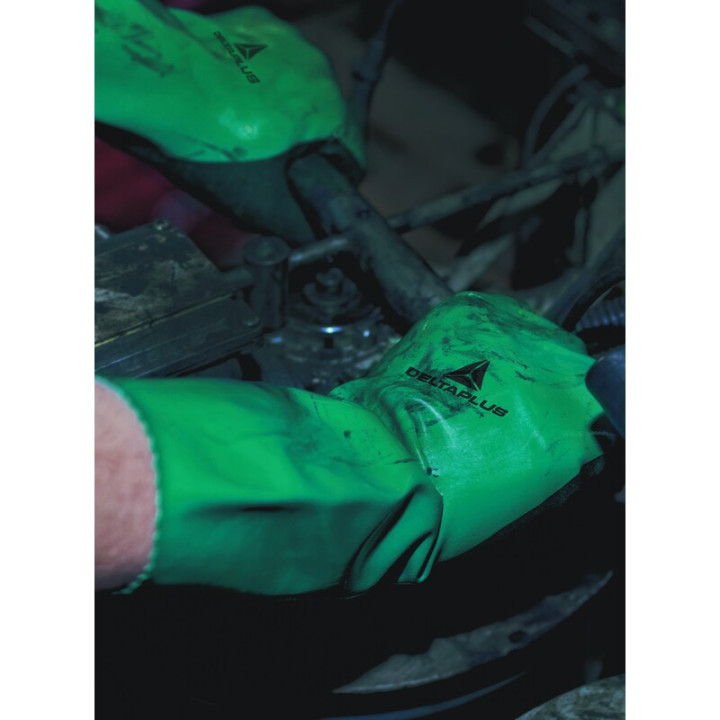 Gant nitrile sur support polyamide 35 cm