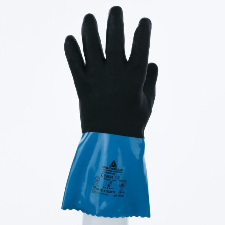 Gant de protection produits chimiques PVC/Nitrile