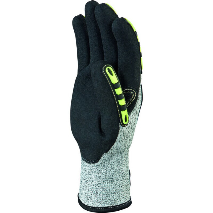 Gant de travail anti-coupure avec protection contre l'impact en zone métacarpe