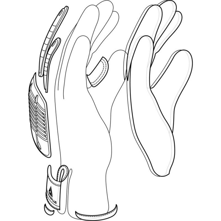 Gant de travail anti-coupure avec protection contre l'impact en zone métacarpe