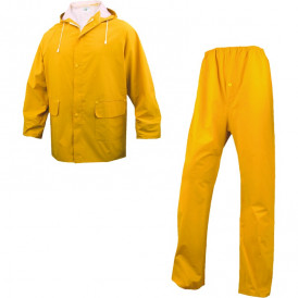 Ensemble de pluie veste et pantalon tissu enduit