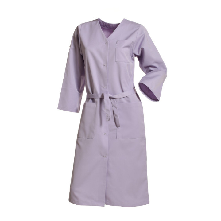 Blouse professionnelle femme manches transformables coton JOSY