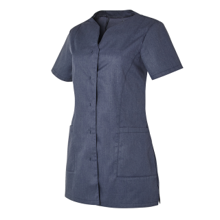 Tunique médicale femme MELINE Tencel bleu chambray MOLINEL