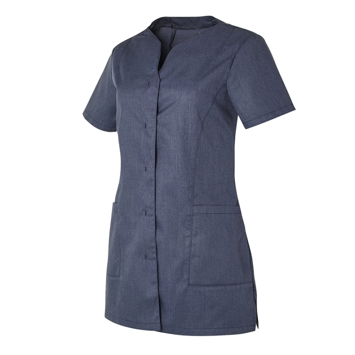 Tunique médicale femme MELINE Tencel bleu chambray MOLINEL