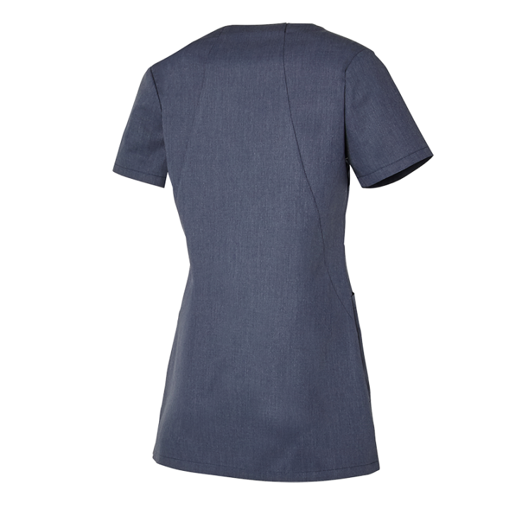 Tunique médicale femme MELINE Tencel bleu chambray MOLINEL
