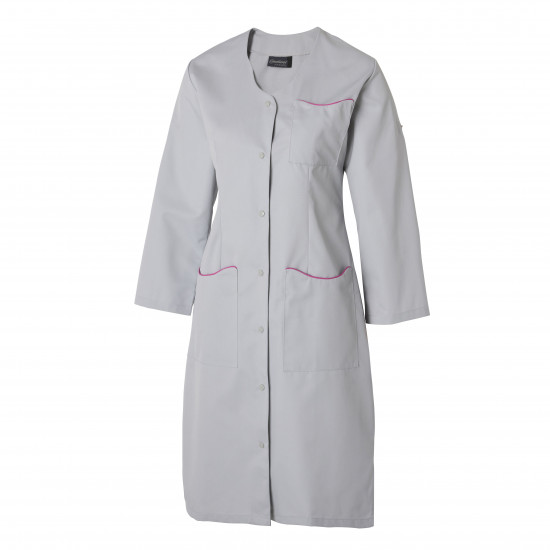 Blouse femme LAURENE MOLINEL manches transformables avec poches et coloris contrastés