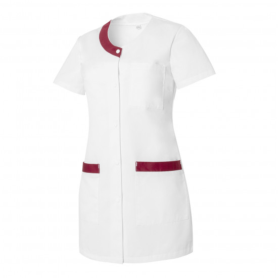 Tunique femme MOLINEL VALENTINE manches courtes col V bicolore