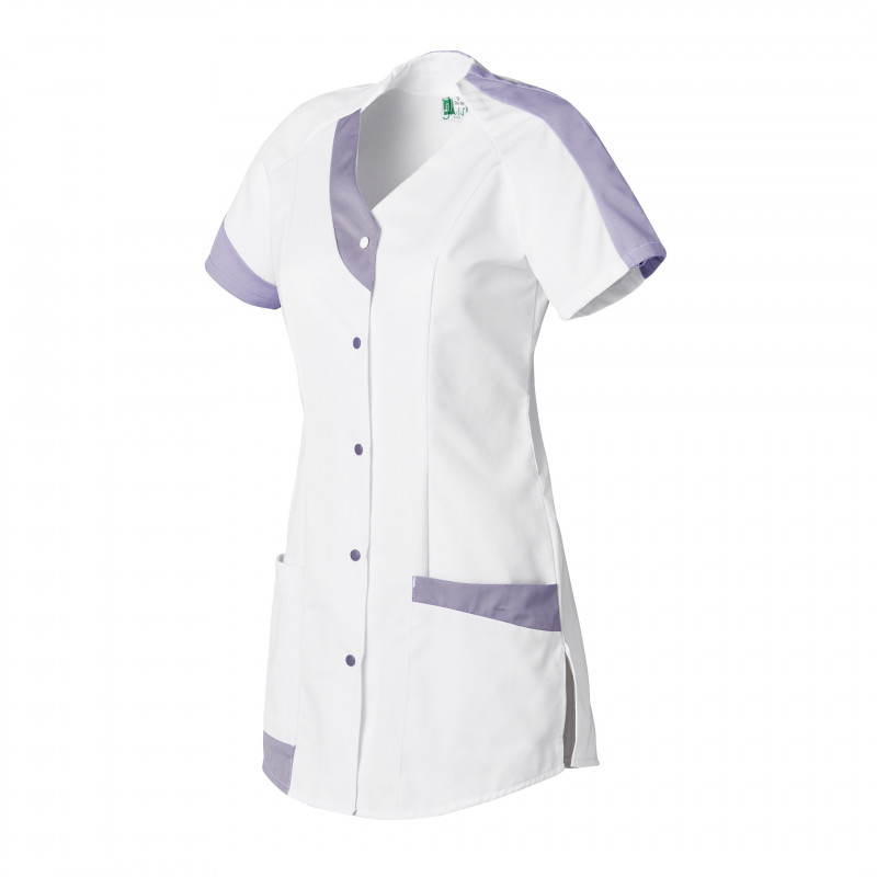 Tunique femme MOLINEL ANNA manches courtes col V bicolore