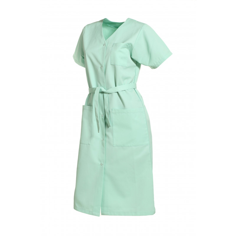 Blouse femme JOSY MOLINEL manches courtes col V ceinturée