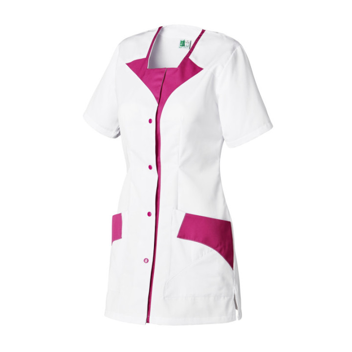 Tunique médicale femme ROMMY MOLINEL col carré avec poches