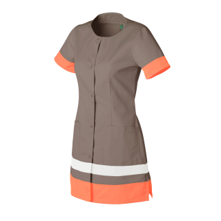 Tunique médicale femme NOÉMIE MOLINEL bicolore manches courtes