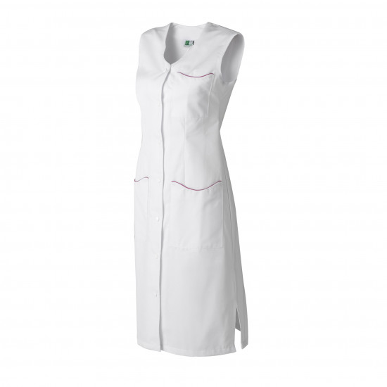 Blouse femme sans manches LAURENE MOLINEL coloris contrastés avec poches