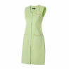 Blouse femme sans manches LAURENE MOLINEL coloris contrastés avec poches