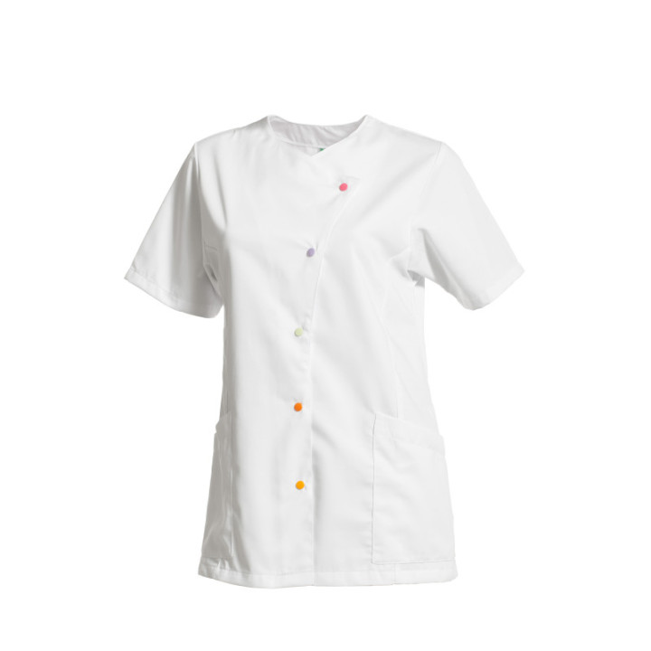 Tunique médicale femme JUSTINE MOLINEL col fantaisie