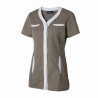 Tunique femme MOLINEL DINA col goutte manches courtes et poches poitrine