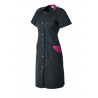 Blouse femme ROXANE MOLINEL bicolore manches courtes et encolure fantaisie