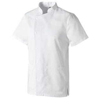 Tunique médicale homme JULES col officier manches courtes