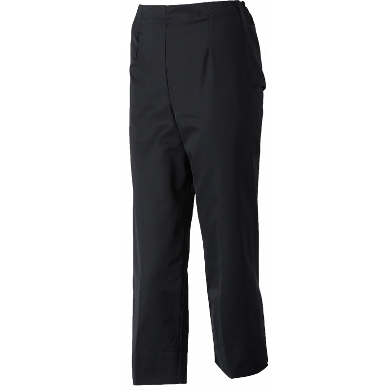 Pantacourt femme noir MOLINEL SINAN ceinture élastiquée coupe ventre plat