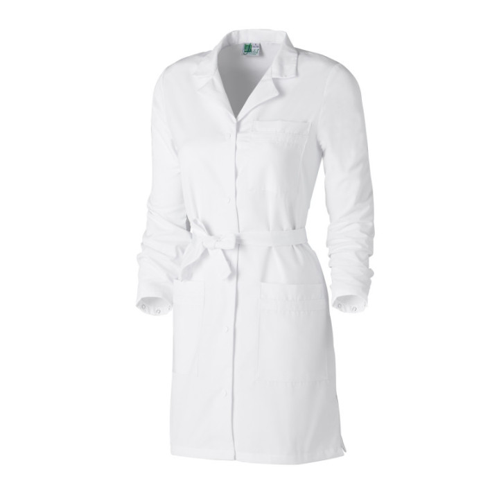 Tunique médicale femme blanche manches longues AMANDINE