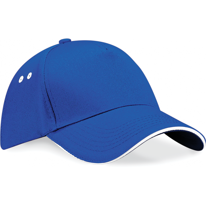 Casquette ultimate à 5 panneaux sandwich contrasté