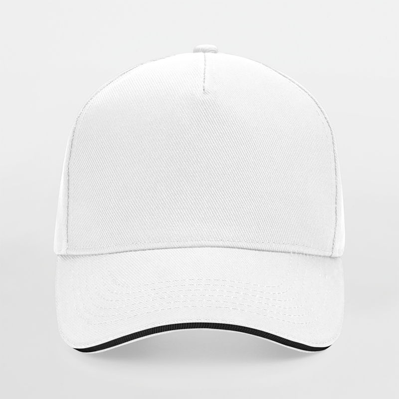 Casquette ultimate à 5 panneaux sandwich contrasté