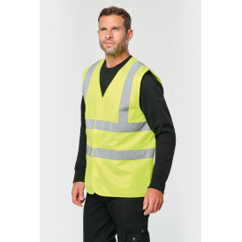 Gilet adulte haute visibilité unisexe – Sécurité et confort au travail (2)