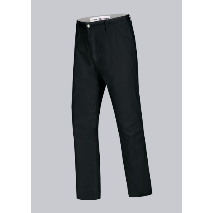 Pantalon médical coupe ajusté chino homme