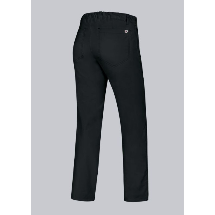 Pantalon médical coupe ajusté chino homme