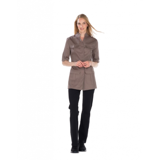 Tunique professionnelle femme SHANA – Poches et confort optimal
