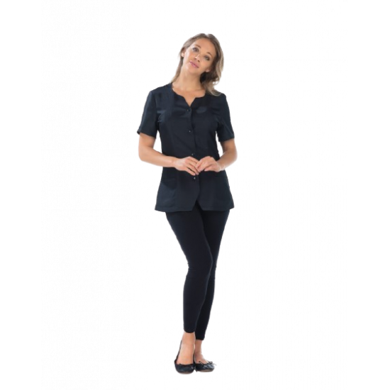 Tunique femme MARIE – Manches courtes, poches fonctionnelles