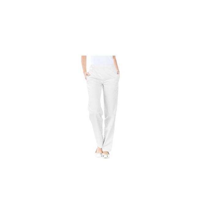 Pantalon médical blanc MAX femme REMI – confort pro