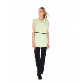 Tunique LOU MC REMI CONFECTION blanc/rose manches courtes (2)